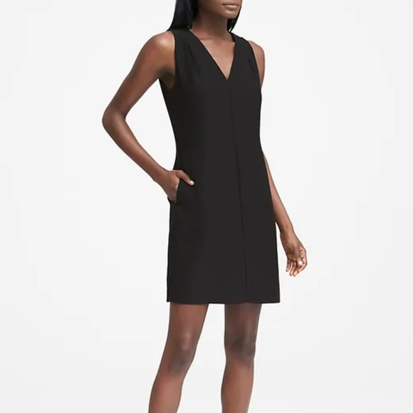 Banana Republic Dresses & Skirts - NWT Banana Republic Pleated-Shoulder Shift Dress 4